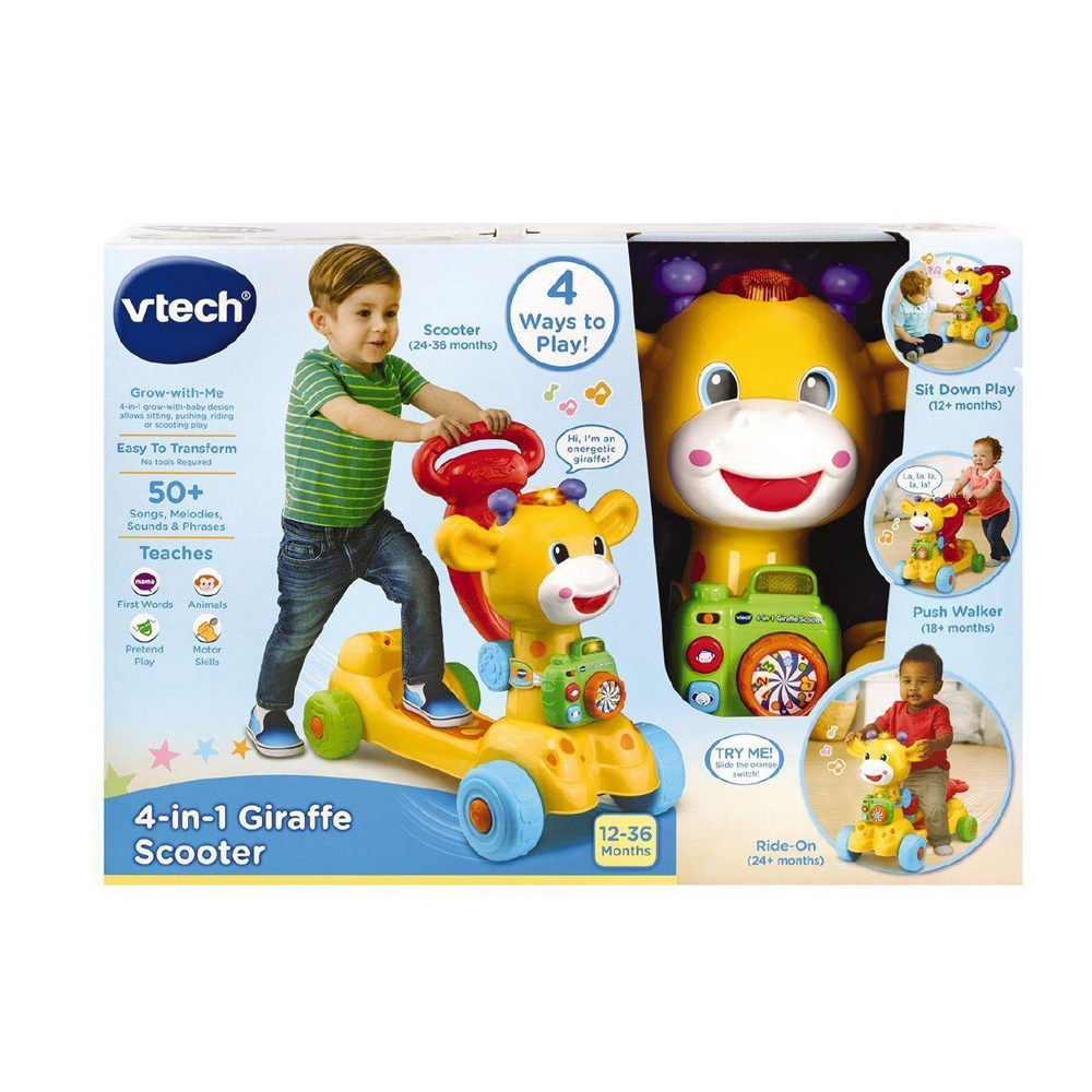Vtech 4 In 1 Learning Giraffe Scooter