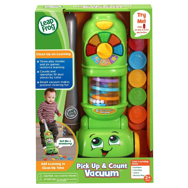 Leap Frog Pick Up And Count Vacuum 2 In 1 - Green