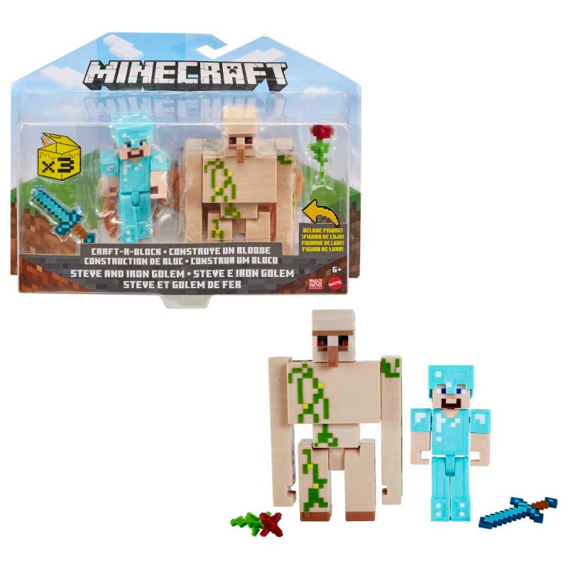 Minecraft Action Figure & Accessories Sets 3. 25 Inch Scale
