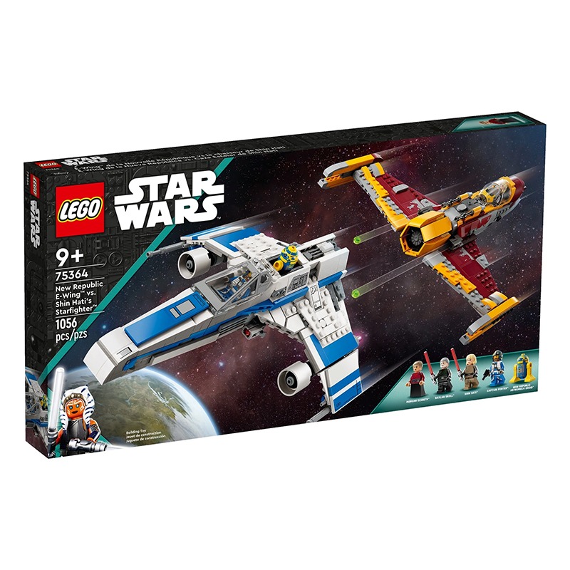 LEGO Republic E-wing vs. Shin Hati's Starfighter
