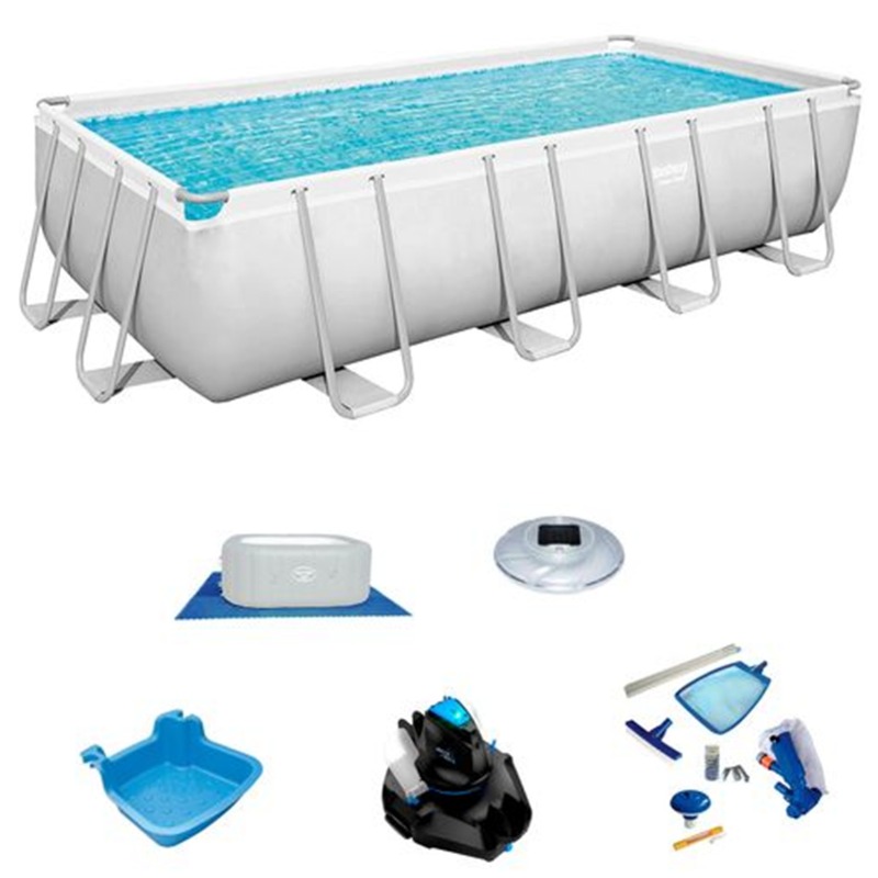 Bestway Power Steel 13 ft Rectangular Pool