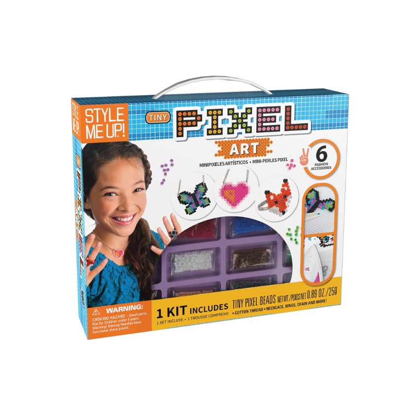 Spice Box Style Me Up Pixel Art Kids Crafting