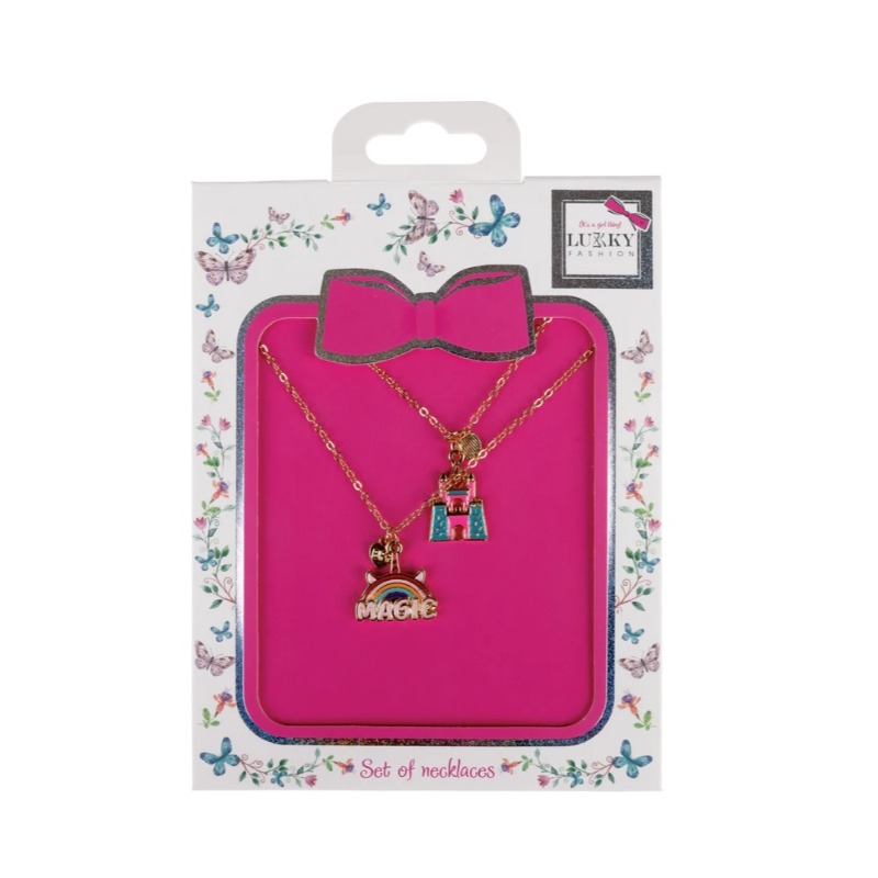 Lukky Fashion 2 Necklace Sets BFF Magic Castle