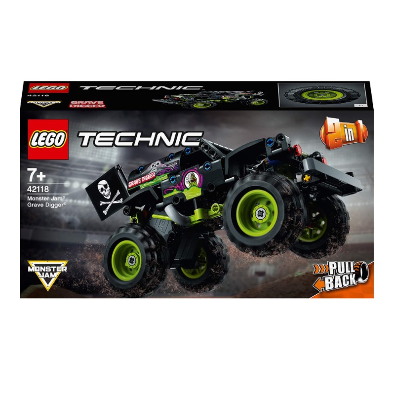 LEGO Technic 2-in-1 Monster Jam Grave Digger 212 Pcs