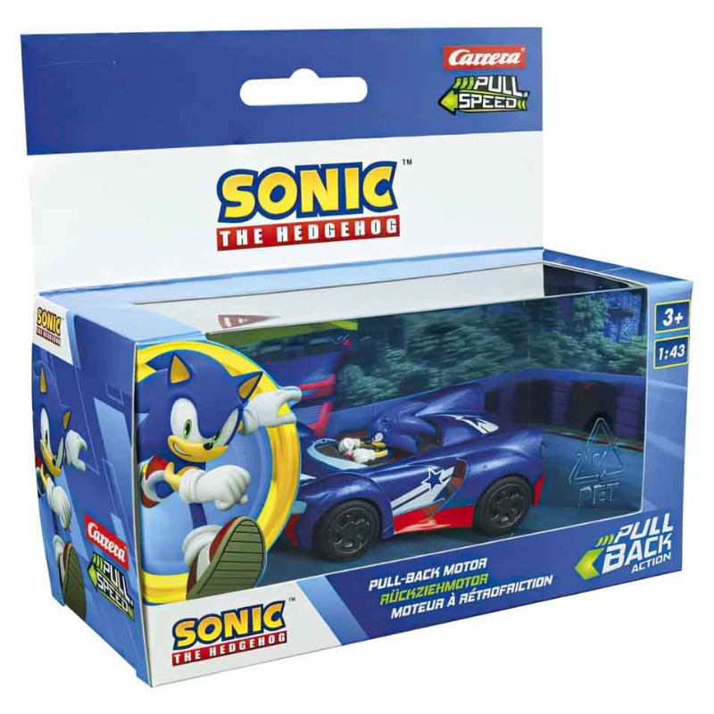 Dabdoob Carrera Pull N Speed Sonic The Hedgehog Multicolors