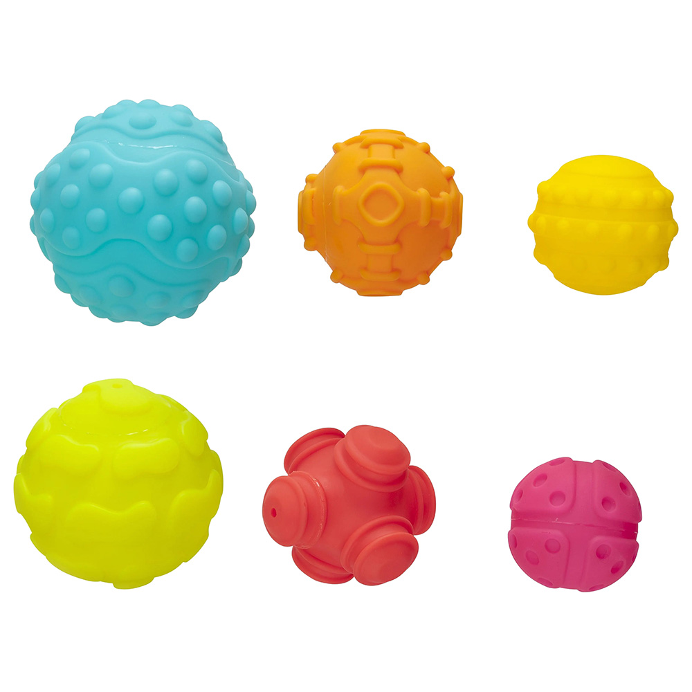 Playgro Textured Sensory Balls Set - 6 Count