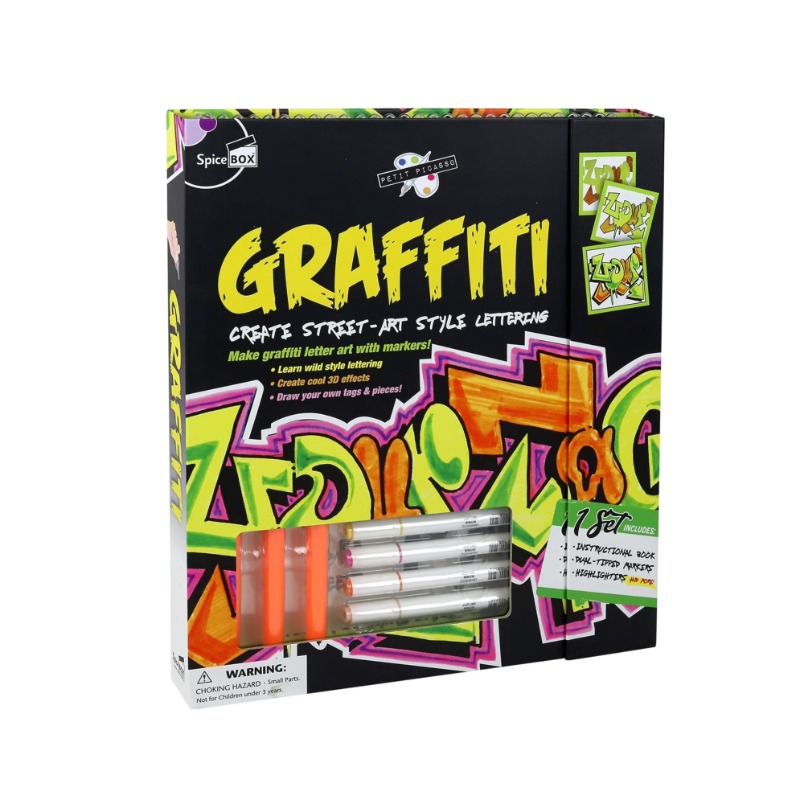 Spice Box Childrens Art Kits Petit Picasso Graffiti