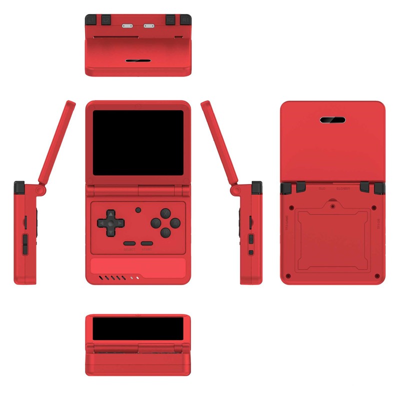 Portable Gaming Device With a 3. 5-inch Screen and 32gb Memory Card - Red