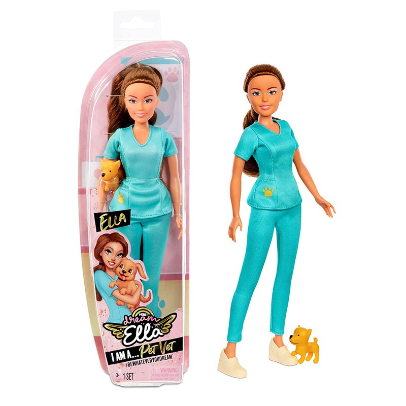 Dream Ella I Am Fashion Doll Veterinarian