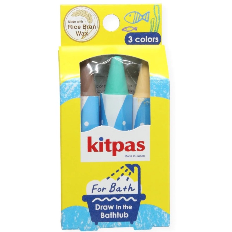 Kitpas Bath Crayons 3 Colors - Turtle