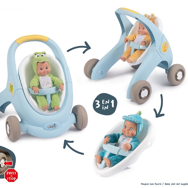 Smoby Minikiss Croc 3 In 1