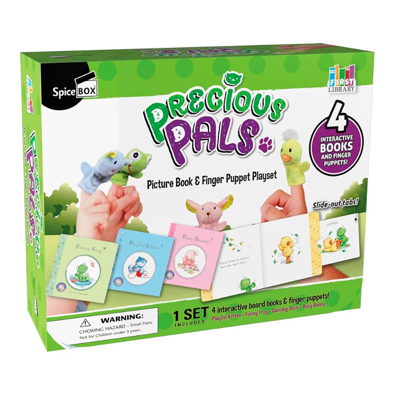 Spice Box Precious Pals Picture Book And Fingure Playset