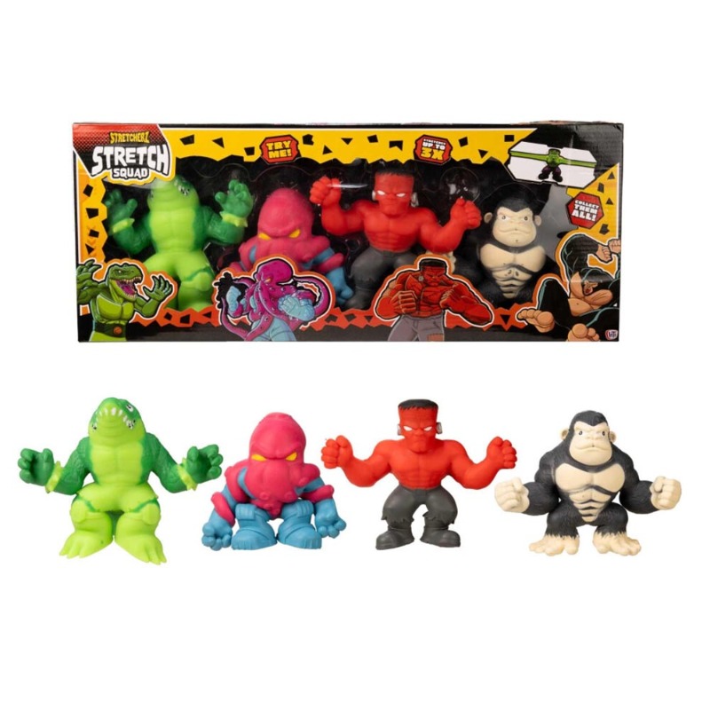 Stretcherz Stretch Squad 4 Pack Fidget Toy Set