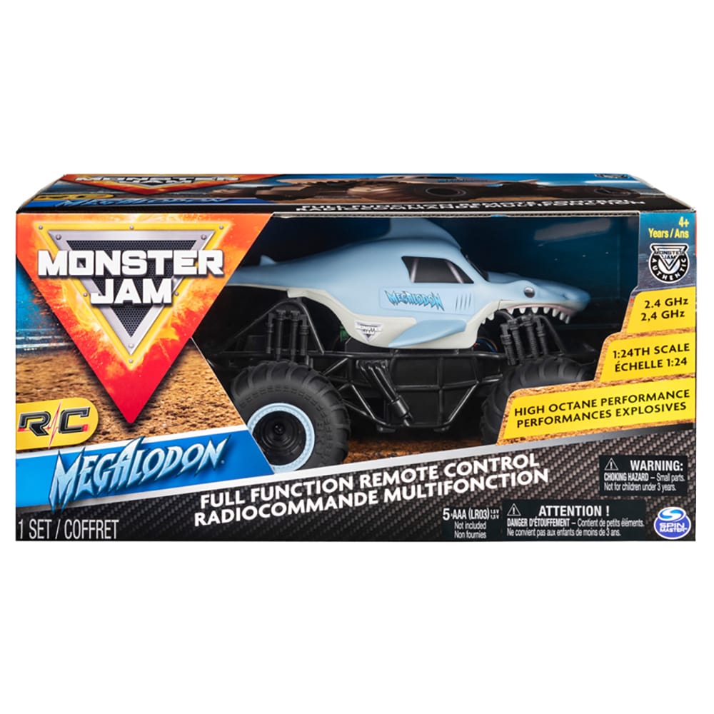 Dabdoob Monster Jam Official Megalodon Remote Control Monster Truck
