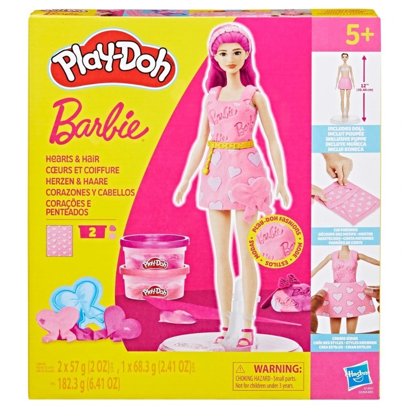 Play-Doh – Barbie Hearts & Hair Set