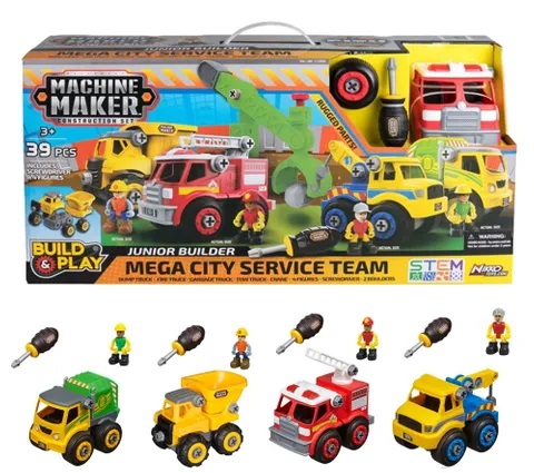 Nikko Machine Maker City Service Set - 39 Pcs