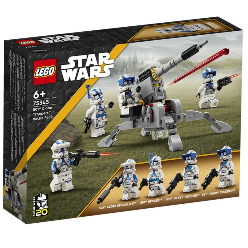 LEGO Star Wars 501st Clone Troopers Battle Pack 75345