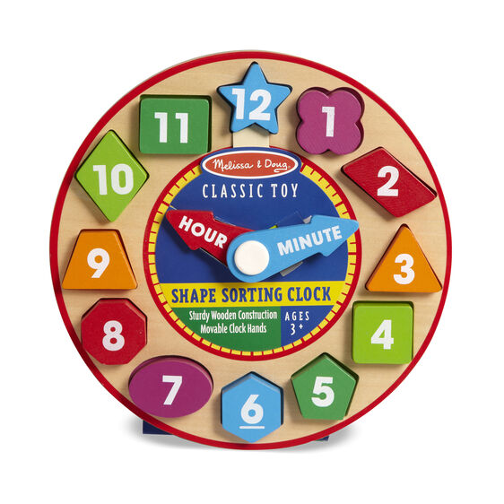 Melissa and Doug Shape Sorting Clock