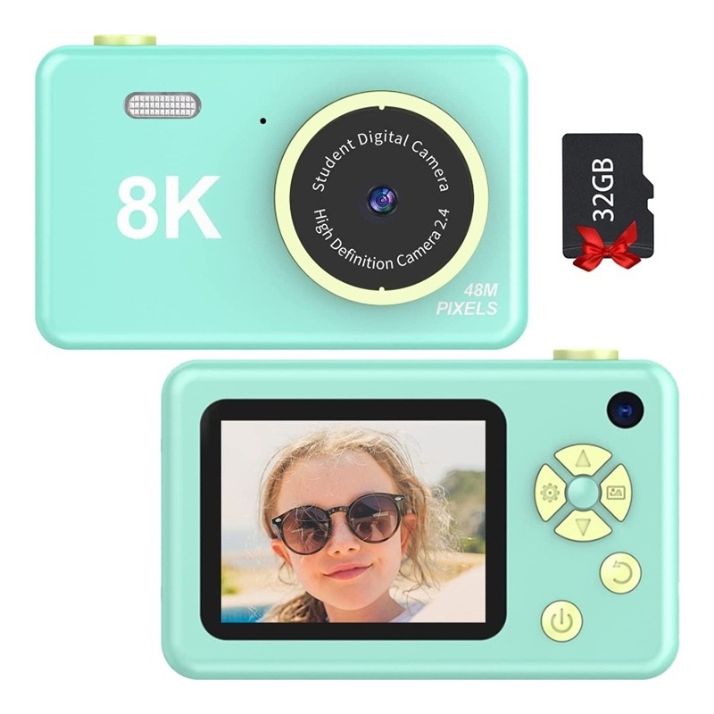 My Cam Children 8K Digital Camera - Green