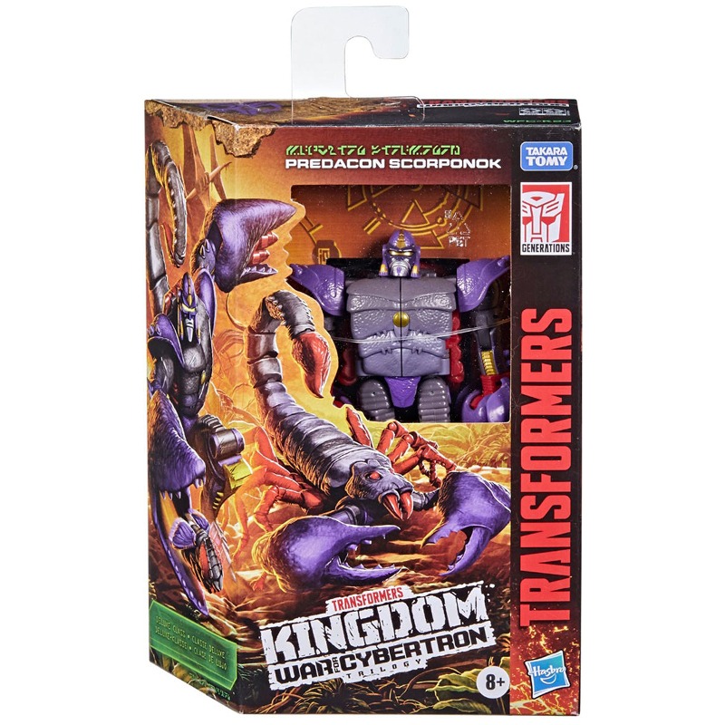 Transformers War For Cybertron Kingdom Deluxe Scorponok Figure