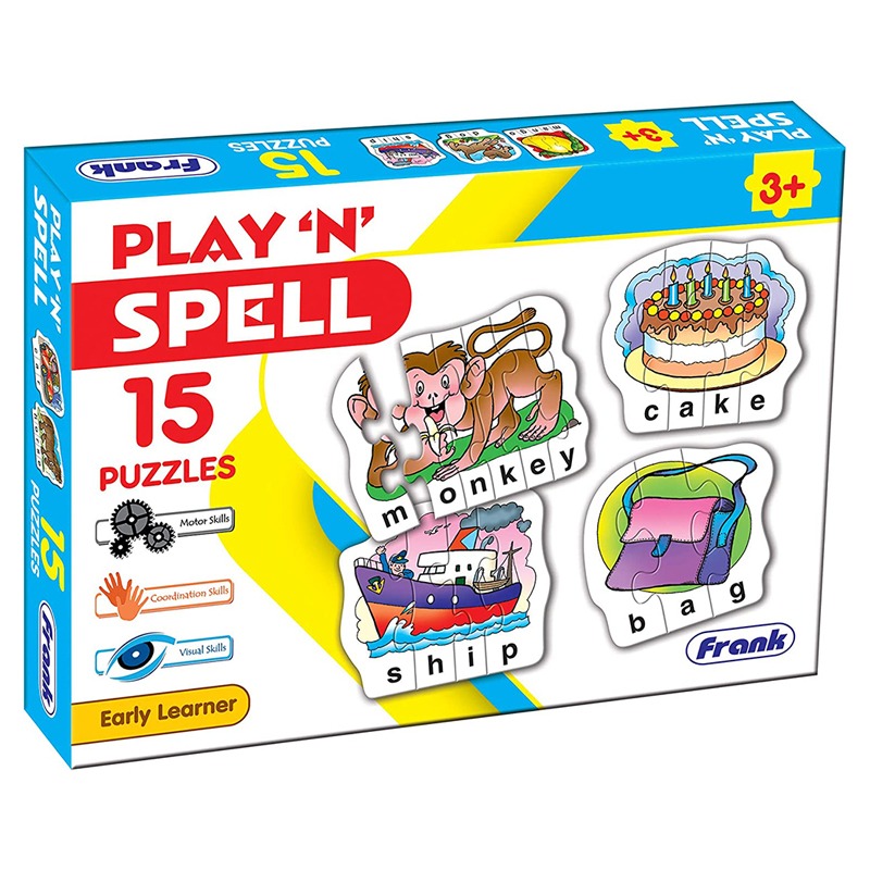 Frank Play And Spell Puzzle - 15 Pcs