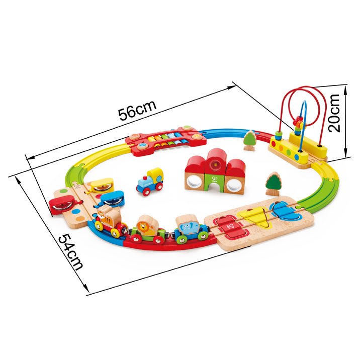 Dabdoob Hape Rainbow Puzzle Railway