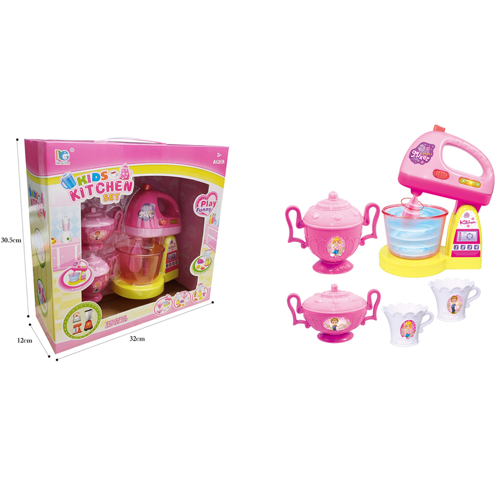 Juicer Set With Mini Mixer - Pink