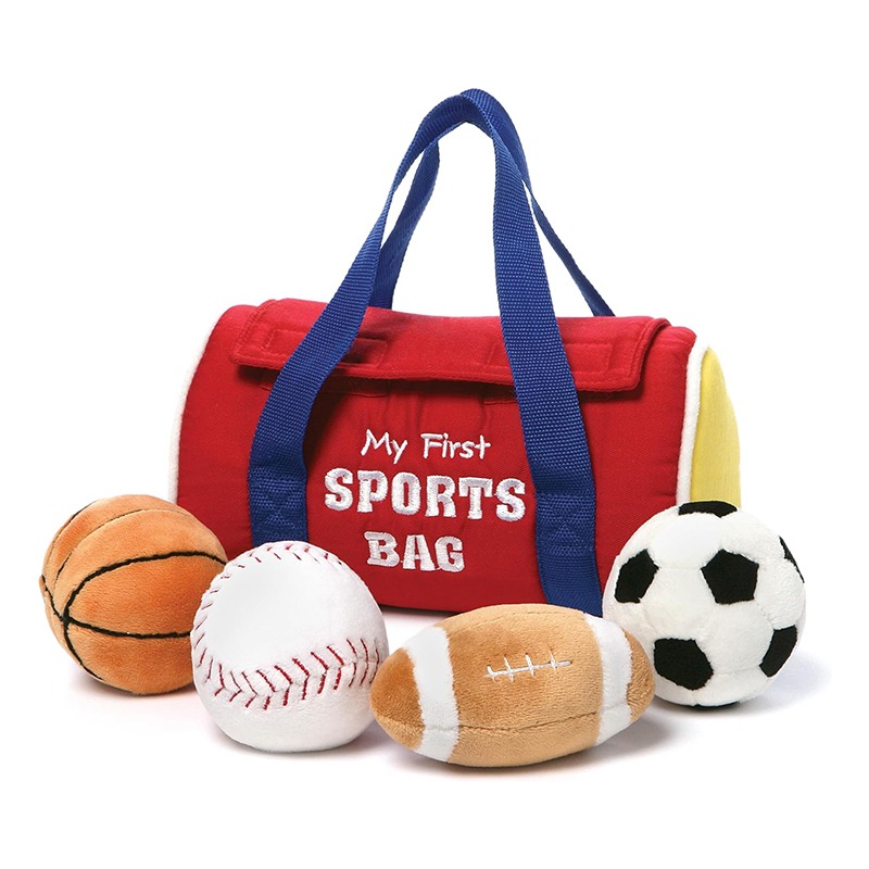Baby GUND My First Sports Bag Stuffed Plush Playset