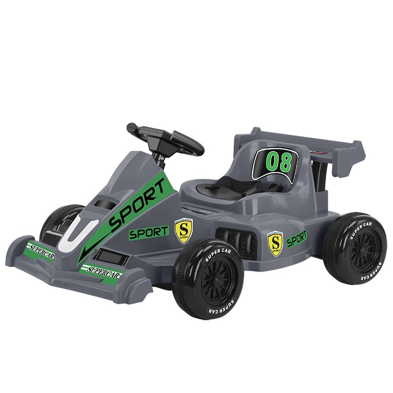 Ride On Electric Car Kart Four-Wheel - Gray