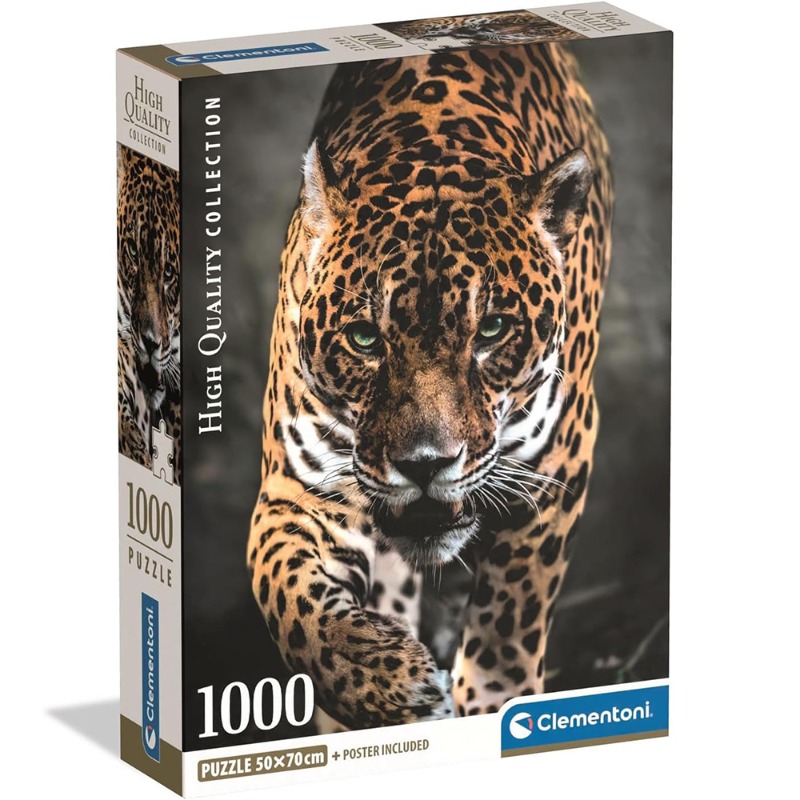Clementoni Walk of the Jaguar Puzzle – 1000 Pieces.