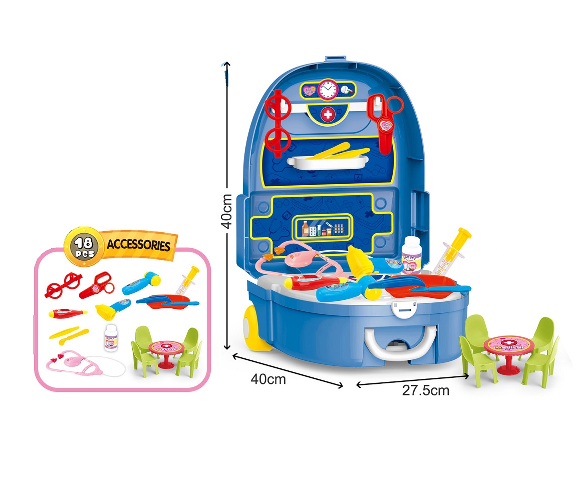 Doctor Backpack Set - 18 Pcs