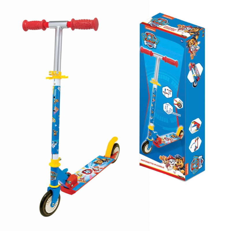 Smoby Paw Patrol 2 Wheel Foldable Scooter