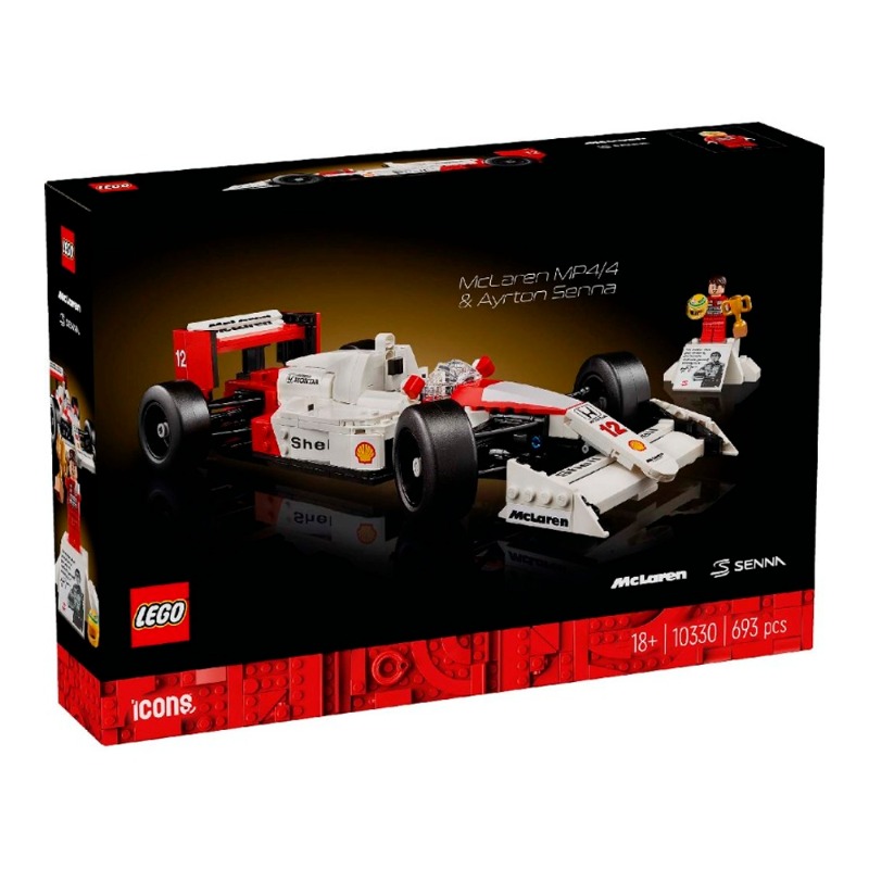 LEGO Icons Mc Laren MP4/4 & Ayrton Senna