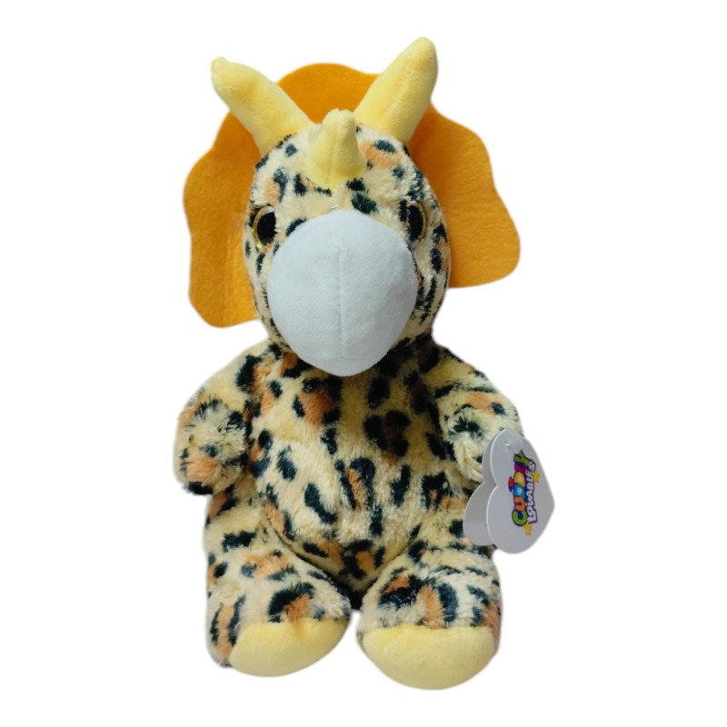 Cuddly Lovable Triceratops Dino Plush Toy 20 Cm