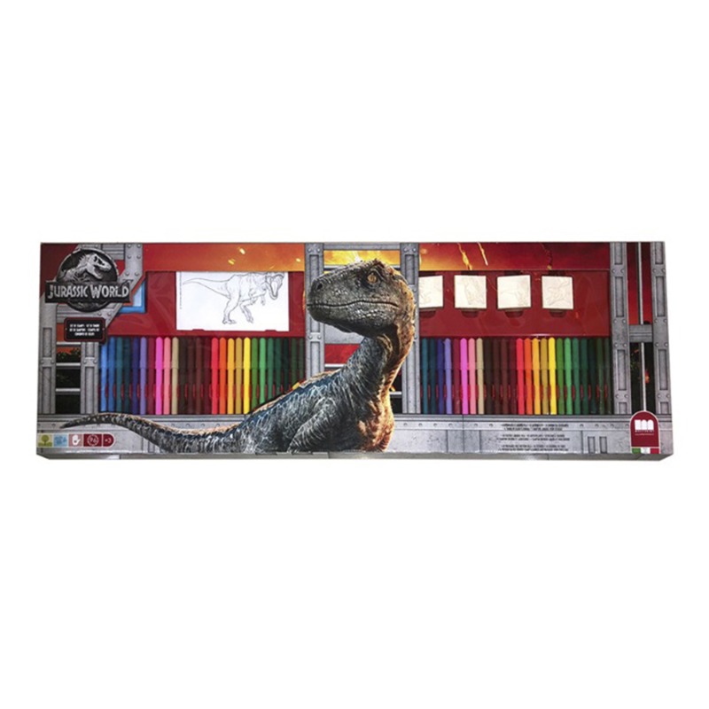 Multi Print Jurasic World Felt Tip Pens Set