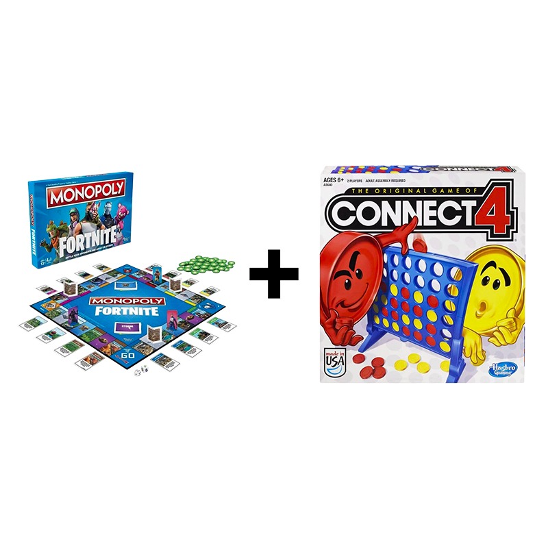 Buy 1 Get 1 Free Monopoly Fortnite + Connect 4 Game