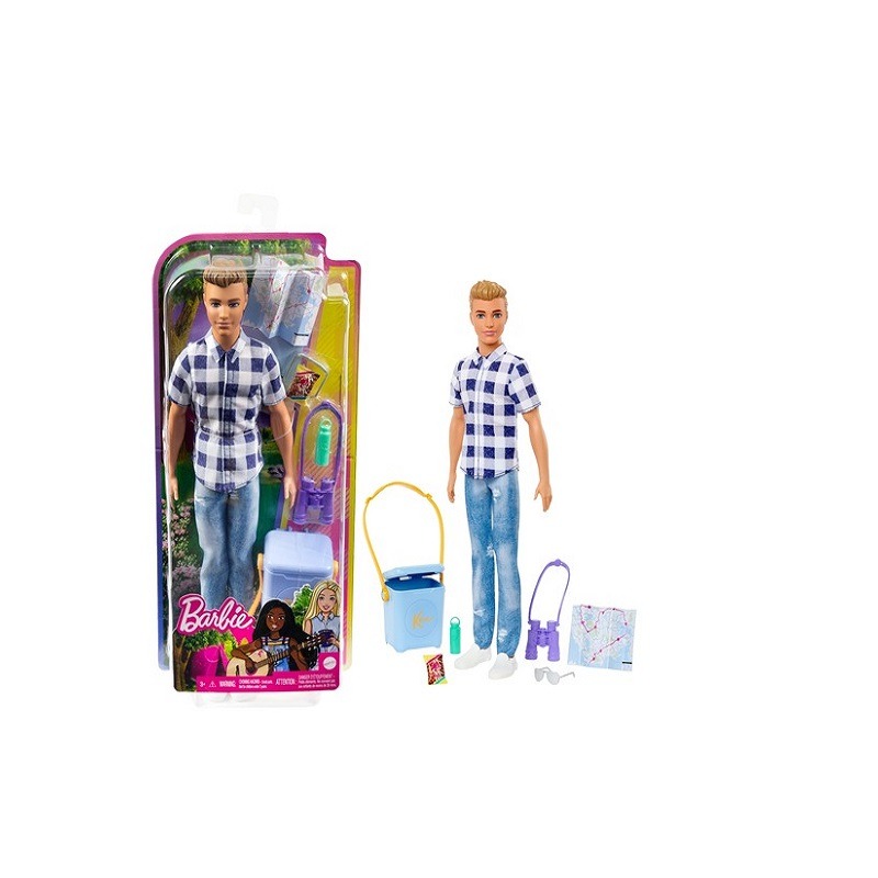 Dabdoob Barbie Ken Doll And Camping Accessory