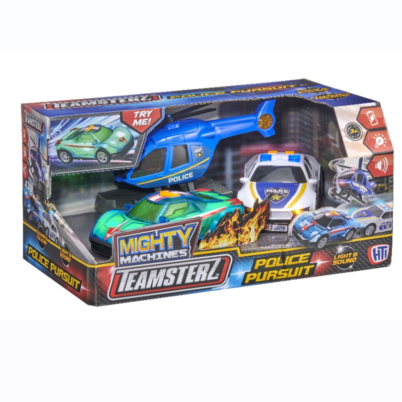 Dabdoob Teamsterz Police Pursuit Car With light Sound