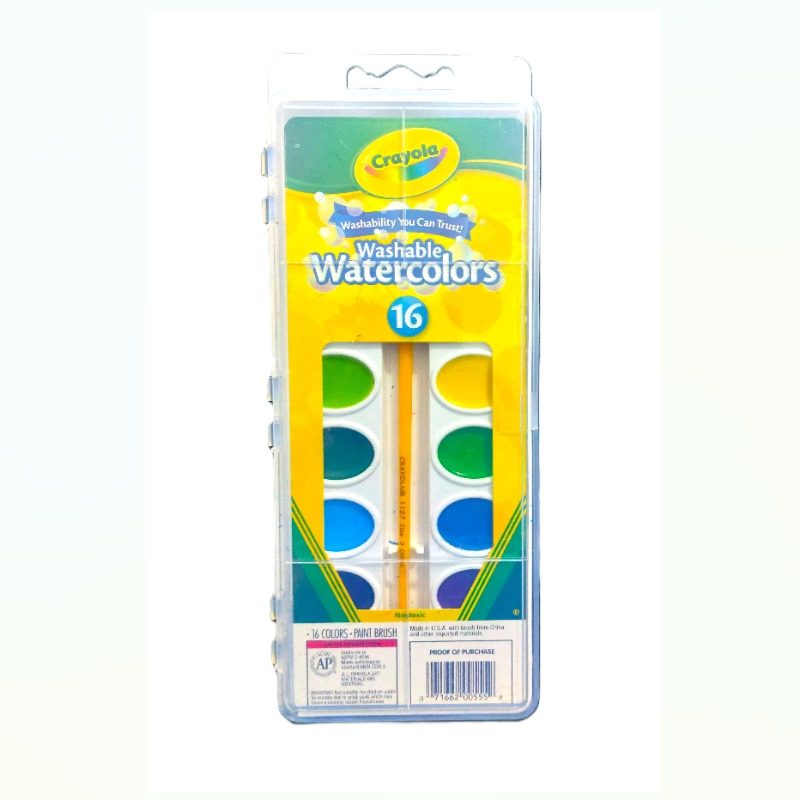 Crayola Washable Water Colors -16Ct