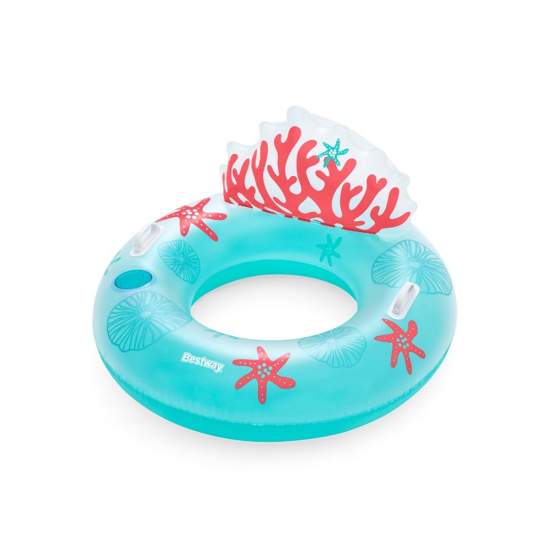 Bestway Coral Bliss Swim Ring 107 x 113 cm