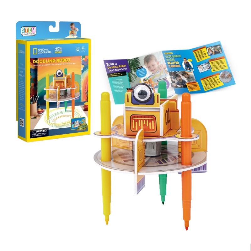National Geographic 3D Puzzle 13 Pcs - Robot Desenator
