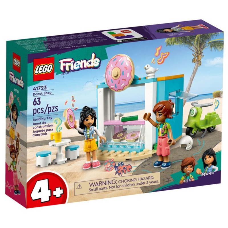 LEGO Friends Doughnut Shop Building Toy Set - 63 Pcs