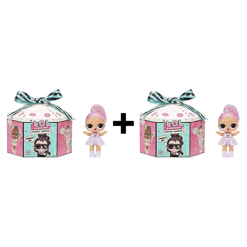 Buy 1 Get 1 Free L. O. L. Surprise Present Surprise Series 2 Glitter Shimmer Star