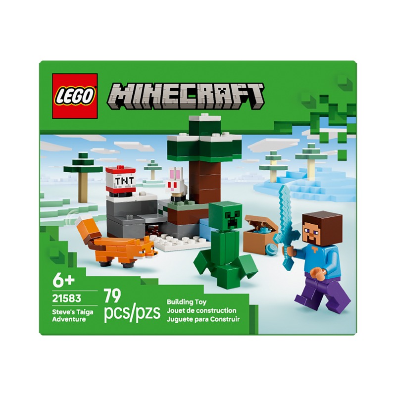 LEGO Steve'S Taiga Adventure 79 pieces