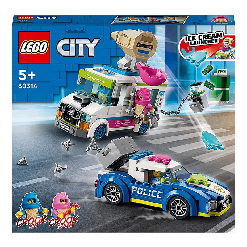 Lego City Ice Cream Truck Police Chase