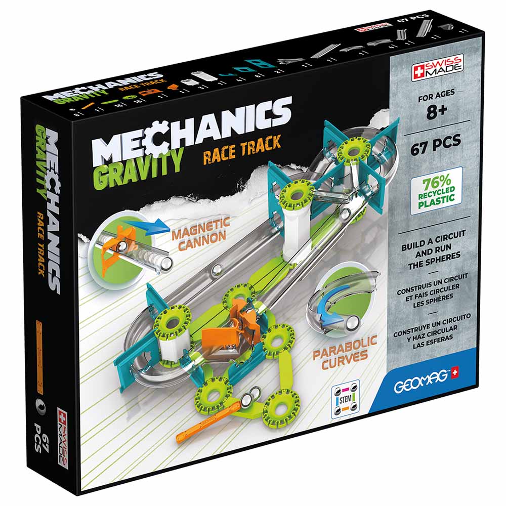Geomag Mechanics Gravity Race Track - 67 Pcs