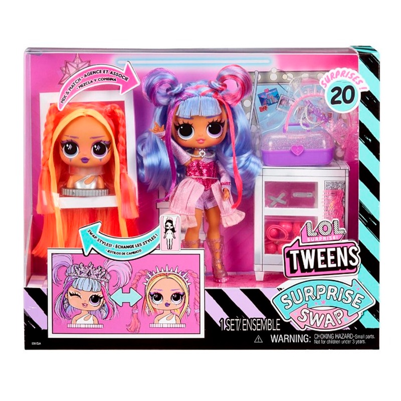 L. O. L. Surprise Tweens Surprise Swap Fashion Doll Buns And 2-Braids Bailey