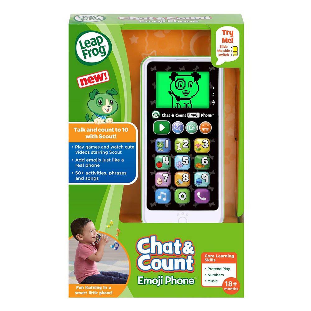 Leap Frog Chat And Count Emoji Phone - White