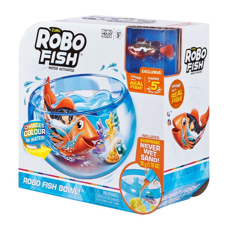 Robo Alive Robo Fish Bowl Robotic Playset