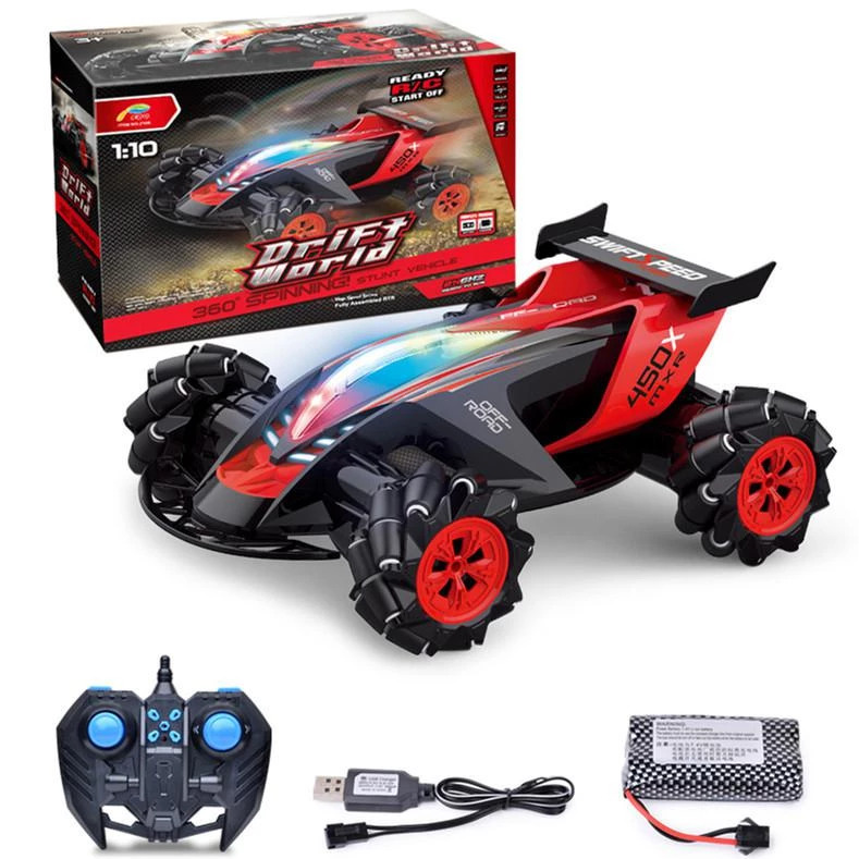 Drift World 1: 10 Drift World Stunt Car RC Toys - Black